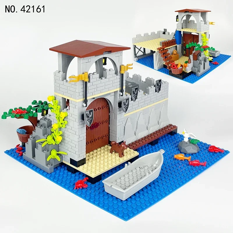 Средневековый Водный Замок Военная Модель Сделай Сам Миниатюрная Резиновая