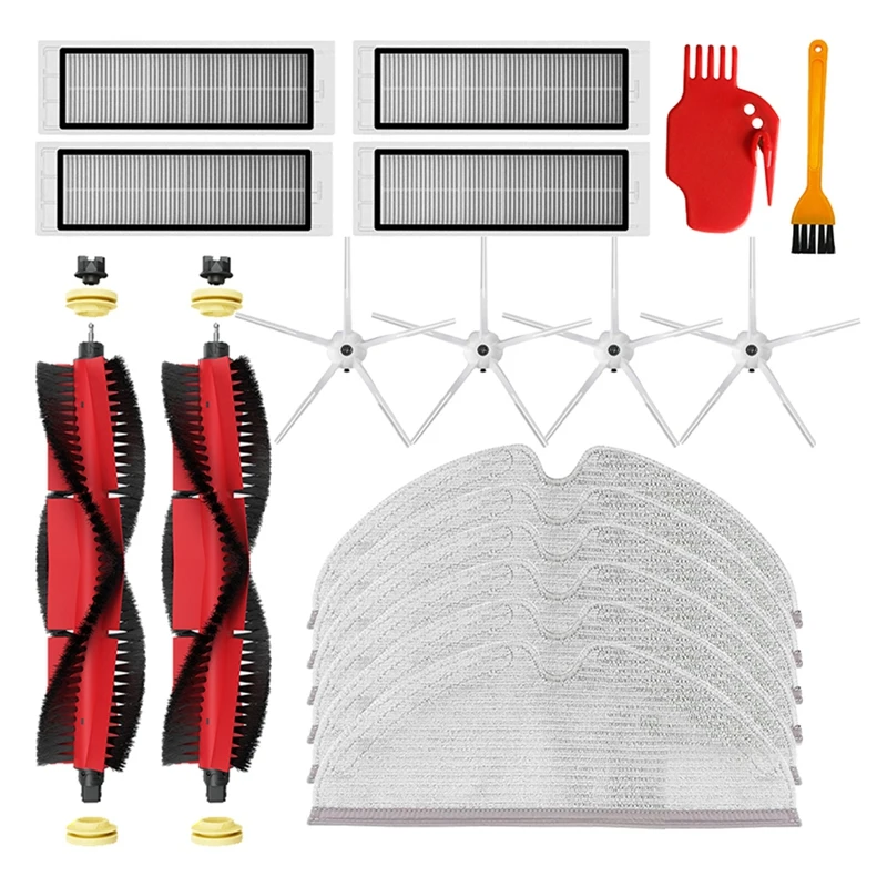 

Mopping Cloths HEPA Filter Roll Main Side Brush For Xiaomi Roborock S50 S51 S5 Pure Vacuum Cleaner Parts Accessories