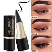 1pc women black eyeliner pen waterproof long lasting not blooming quick drying smooth matte eye liner pencil makeup beauty tools