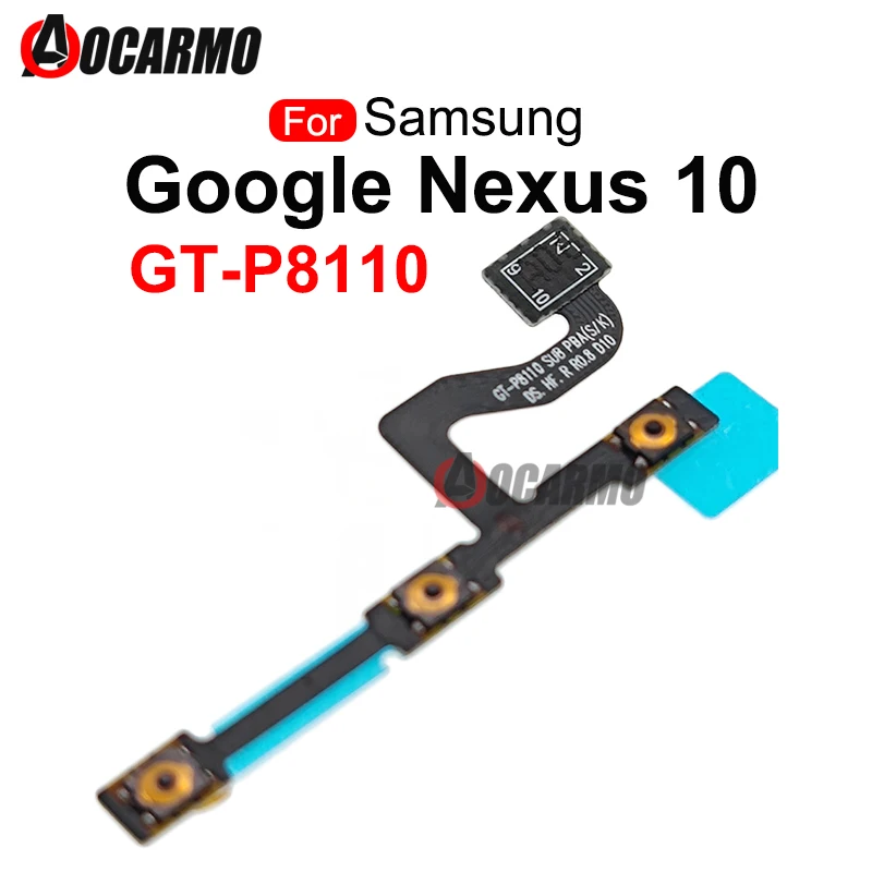 

Power On /Off Volume Button Flex Cable For Samsung Google Nexus 10 P8110 GT-P8110 Replacement Parts