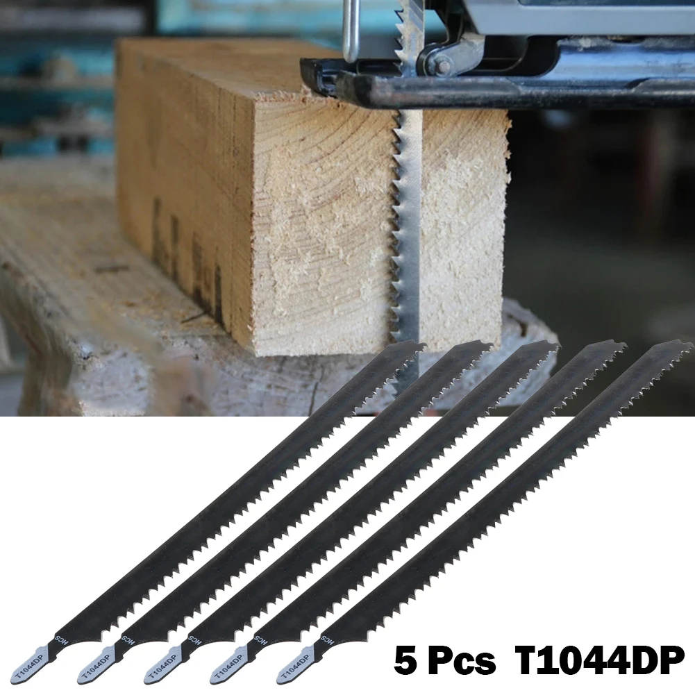 5pcs HCS Reciprocating Saw Blade High Carbon Steel For Sheet Panels Wood Metal Cutting T1044DP 248mm Woodworking Tool