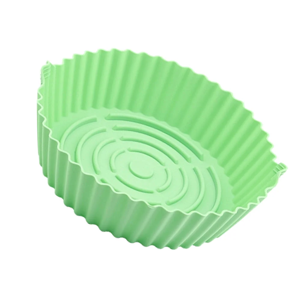 

Air Fryer Silicone Liner Pan Pot Oven Baking Basket Liners Matreusable Replacement Accessories Non Stick Paper Bottom Round Cake