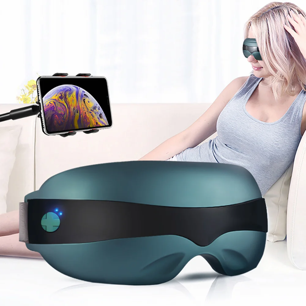 

Smart Eye Massager Heating Function with Switchable Sound Smart Airbag Vibration Reduce Eye Strain Eyes Relax