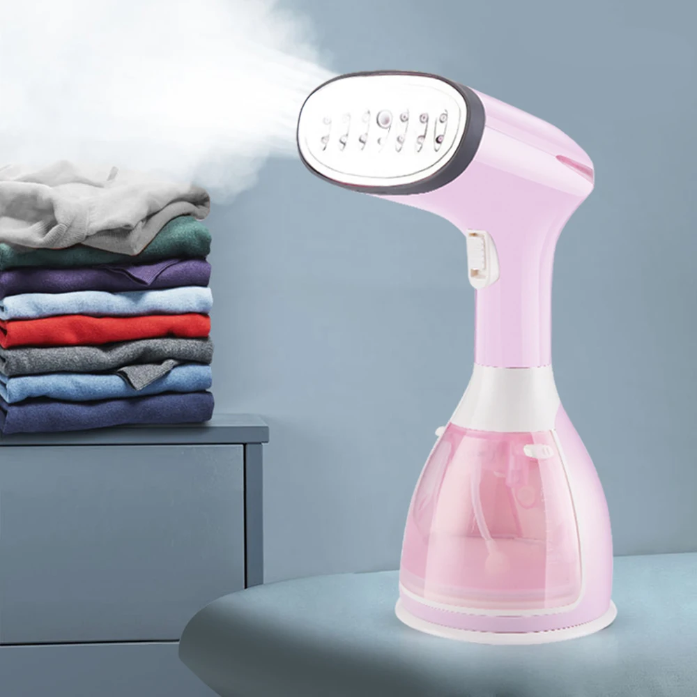 

Handheld Garment Steamer 1500W Household Fabric Steam Iron 280Ml Mini Portable Vertical Fast-Heat For Clothes Ironing-Pink