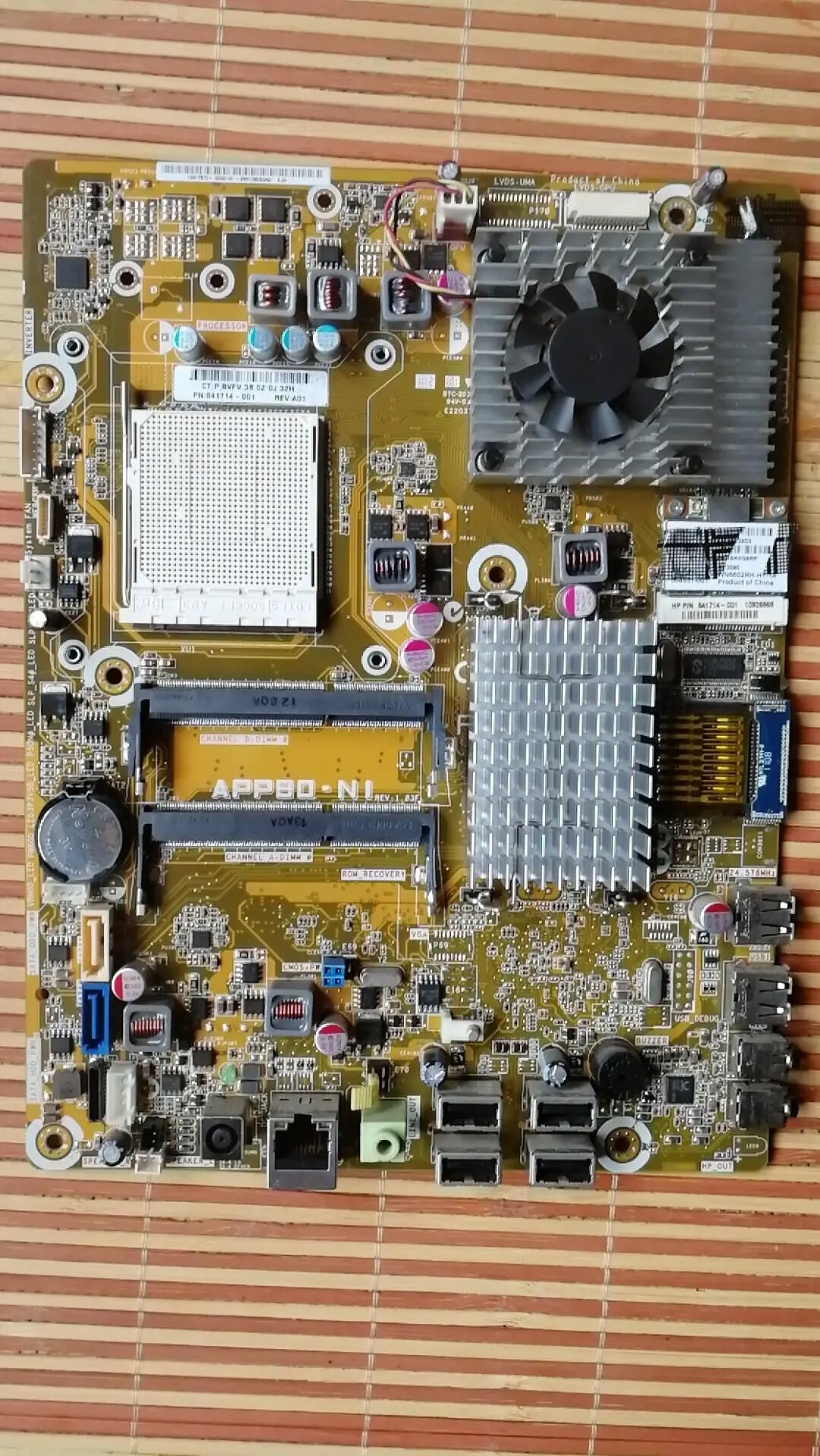 641714-001 634280-001     100 100-5118cx AIO Motherboard APP80-NI Mainboard 100%tested fully work