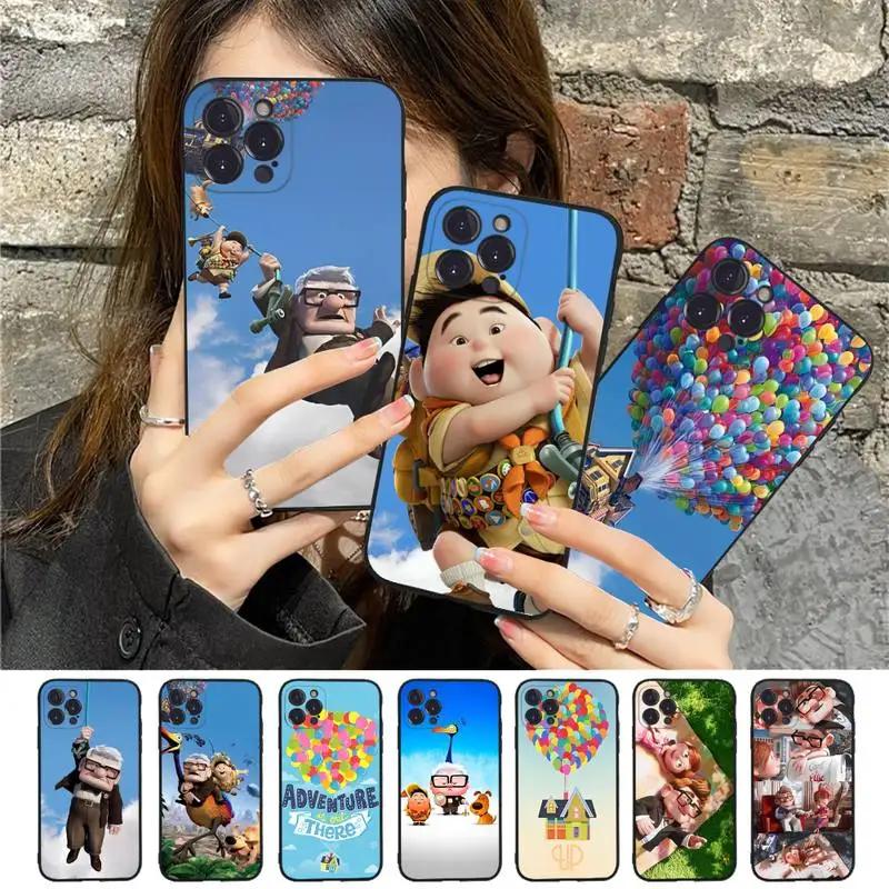 

Disney Cartoon Movie Up Phone Case For iPhone 14 13 12 Mini 11 Pro XS Max X XR SE 6 7 8 Plus Soft Silicone Cover