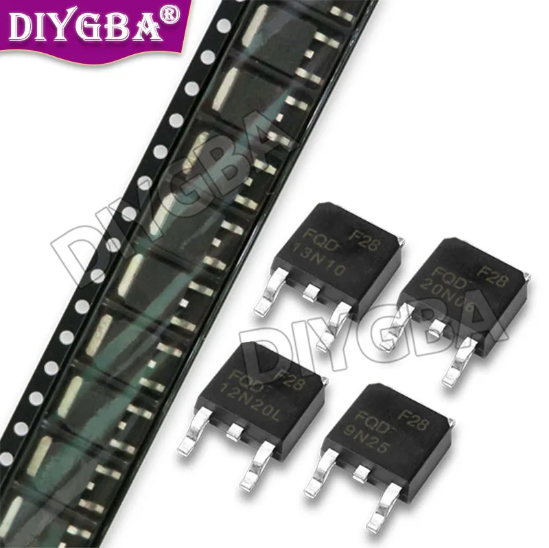 

10 шт., 100% новый набор микросхем SMD FQD12N20L TO-252 FQD12N20 12N20 FQD20N06 20N06 FQD7N10L FQD7N10 7N10 FQD9N25 9N25 FQD13N10