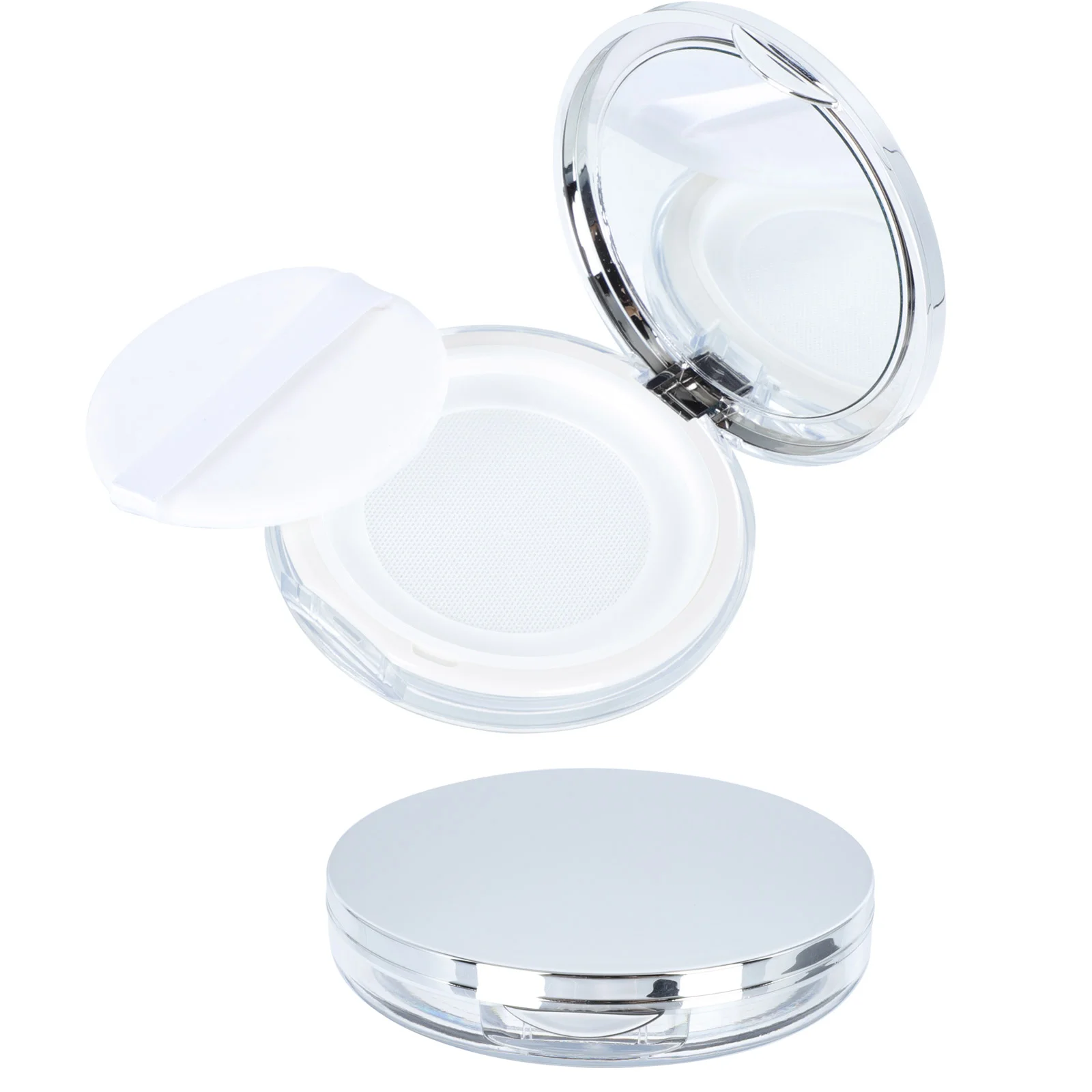 

Loose Case Makeup Container Puff Boxcompact Holderempty Cases Bottle Storage Refillable Female Face Simple Portablejar