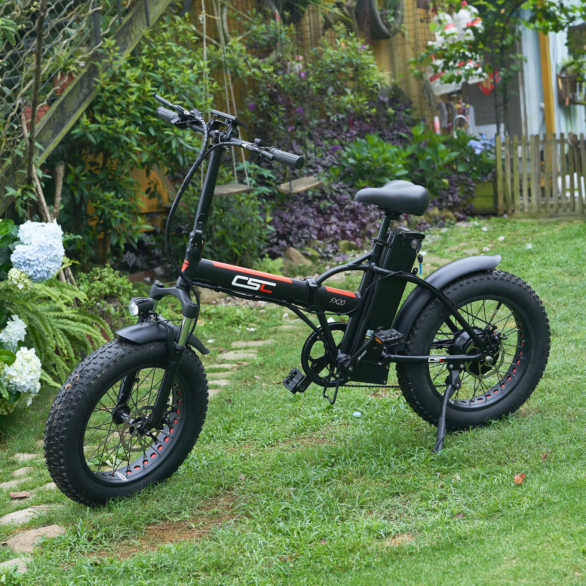 CSC Fat Tire 48V 500W 20 &quot4 0 Электрический велосипед снег горный складной