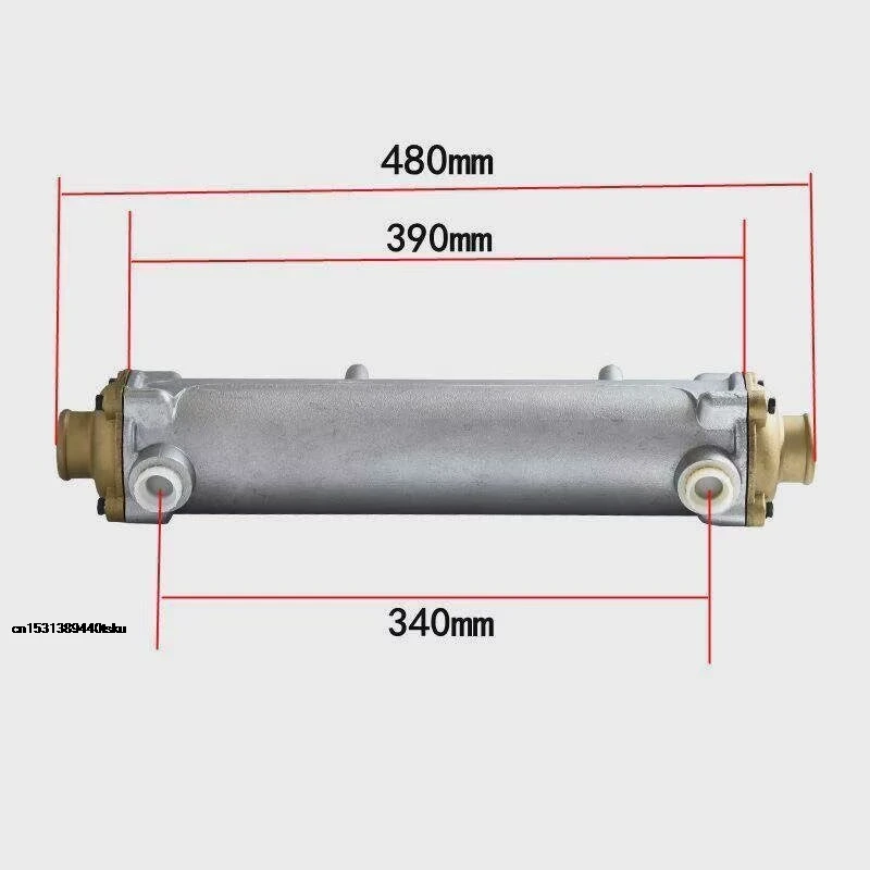 Титановый теплообменник D300 для морских двигателей, охладитель воды, аксессуары для лодок, конденсационные змеевики, охладитель дизельного масла (art.: 3920dbb72f389) - 3920dbb72f389