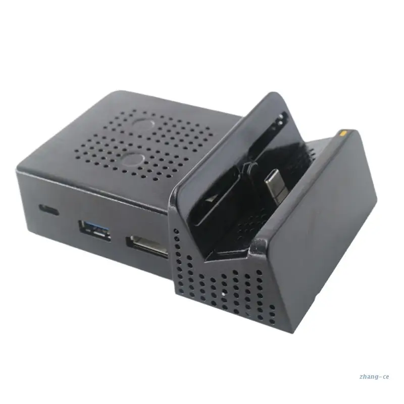 

M5TD Docking Station for Switch Cooling Dock TV Adapter Charger Replacement Compatible with Official Switch Dock Base