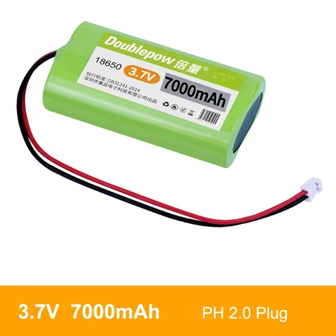 DOUBLEPOW 3.7V 7000mAh Перезаряжаемая литий-ионная батарея