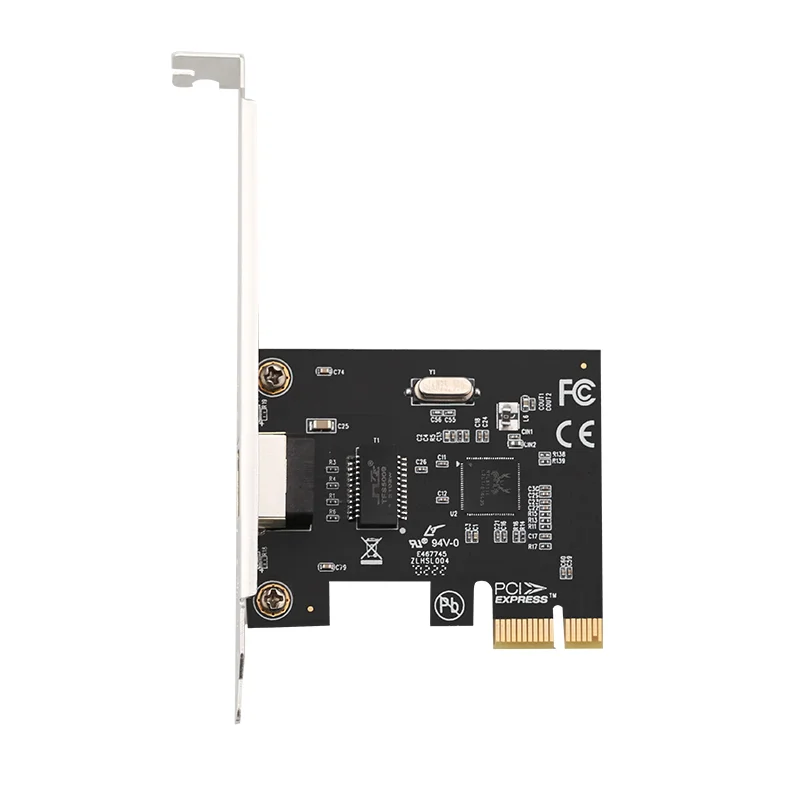 PCIE x1 Single RJ45 10/100/1000M Gigabit Ethernet Сетевая карта REALTEK 8111L чип PCI-E 1X LAN адаптер NIC