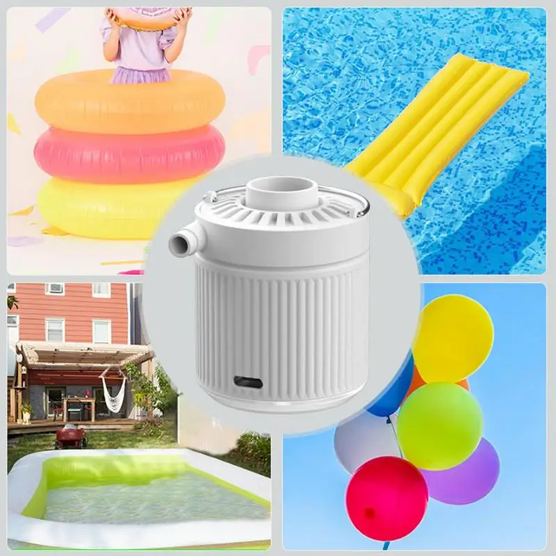 Портативный воздушный насос для надувных лодок надувного матраса с подсветкой