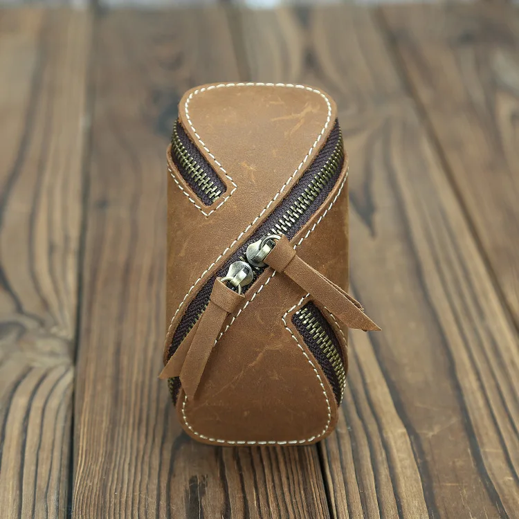 

Винтажный держатель для карт, мужской держатель для кредитных карт из натуральной кожи, маленький кошелек, бумажник для денег, мини-кошелек для мужчин