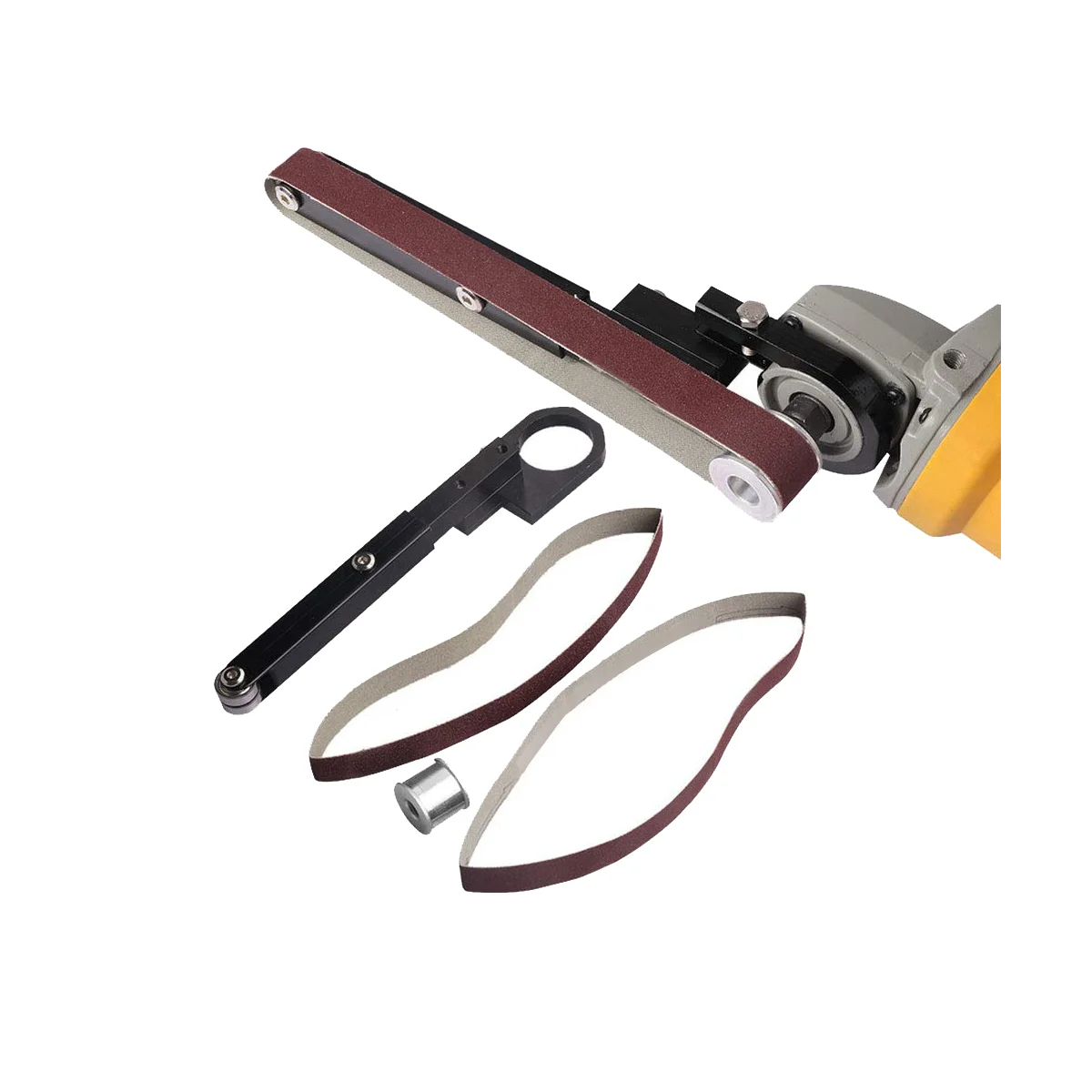 

Air Belt Sander Attachment Sander Sanding Belt Adapter Pipe Belt Sander Modified Sand Belt Machine Electric Belt Grinder