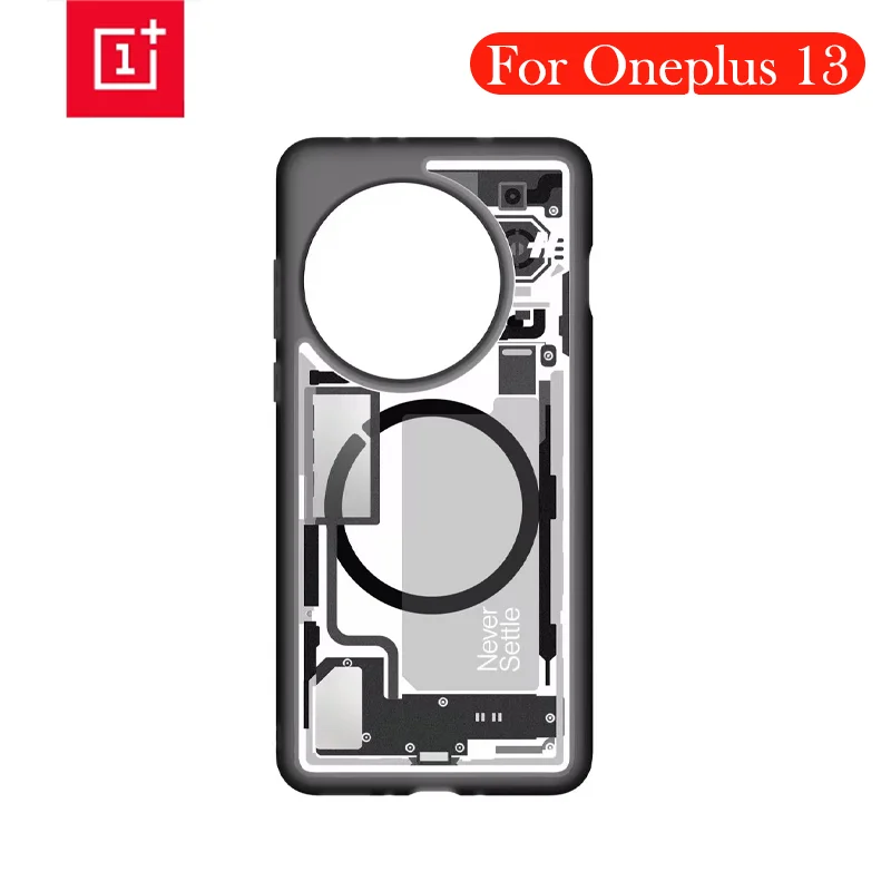 Оригинальный магнитный чехол для Oneplus 13, задняя крышка с ...