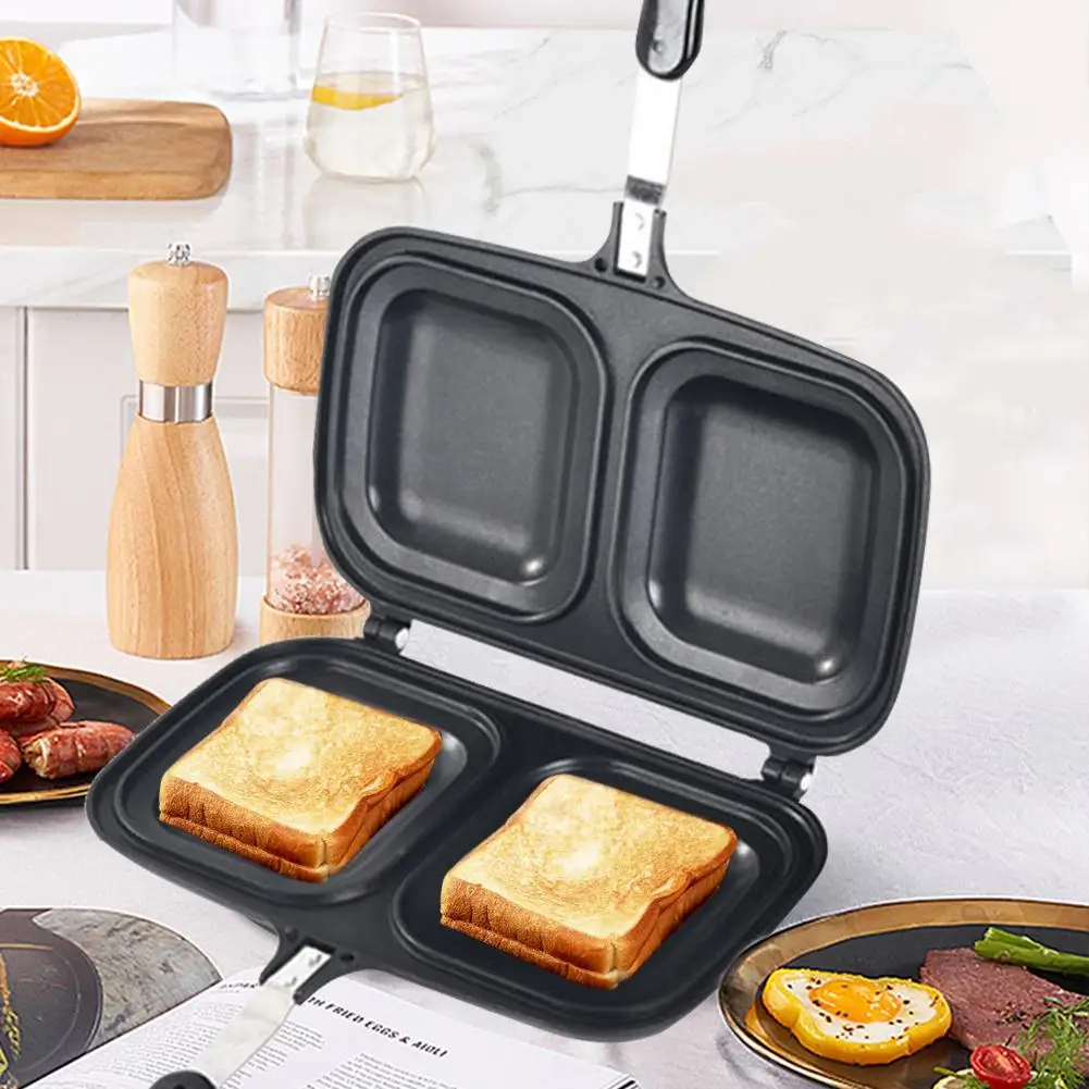 

Sandwich Egg Double-sided Omelette Pan Non-stick Frying Pan Cake Baking Tool Flat - Bottomed Non-stick Household Cake Mold