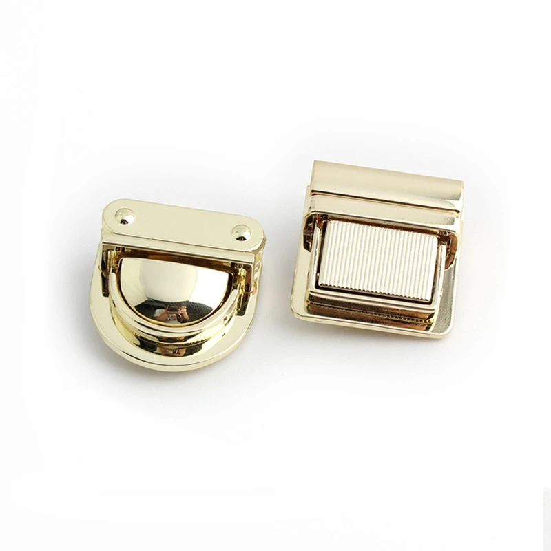 Застежка-пряжка металлическая 32x31 мм, аксессуар «сделай сам» для сумок, клатчей, кошельков, тоутов, 1 шт.