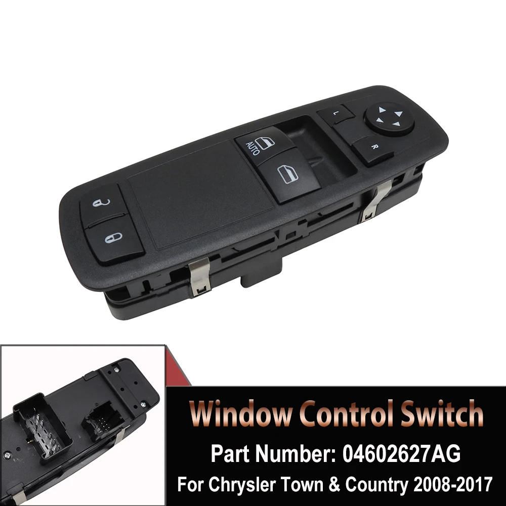 

For Dodge Grand Caravan Chrysler Town & Country 4602627AG 4602627AE Car Electric Master Window Control Switch Button Console