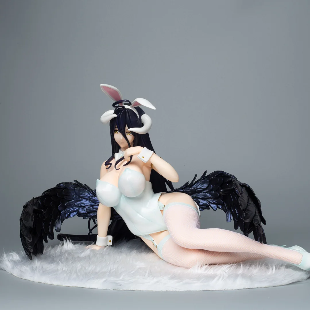 

New Overlord Anime Girl Figures Rabbit Girl Albedo Action Figure 22cm Doll Model PVC Figurines Car Decoration Gifts Kids Toys