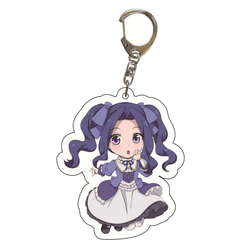 

The Rising Of The Shield Hero Anime Keychain Acrylic Car Key Pendant Keyring Accessories Q Version Cartoon Figure Key Chain Gift