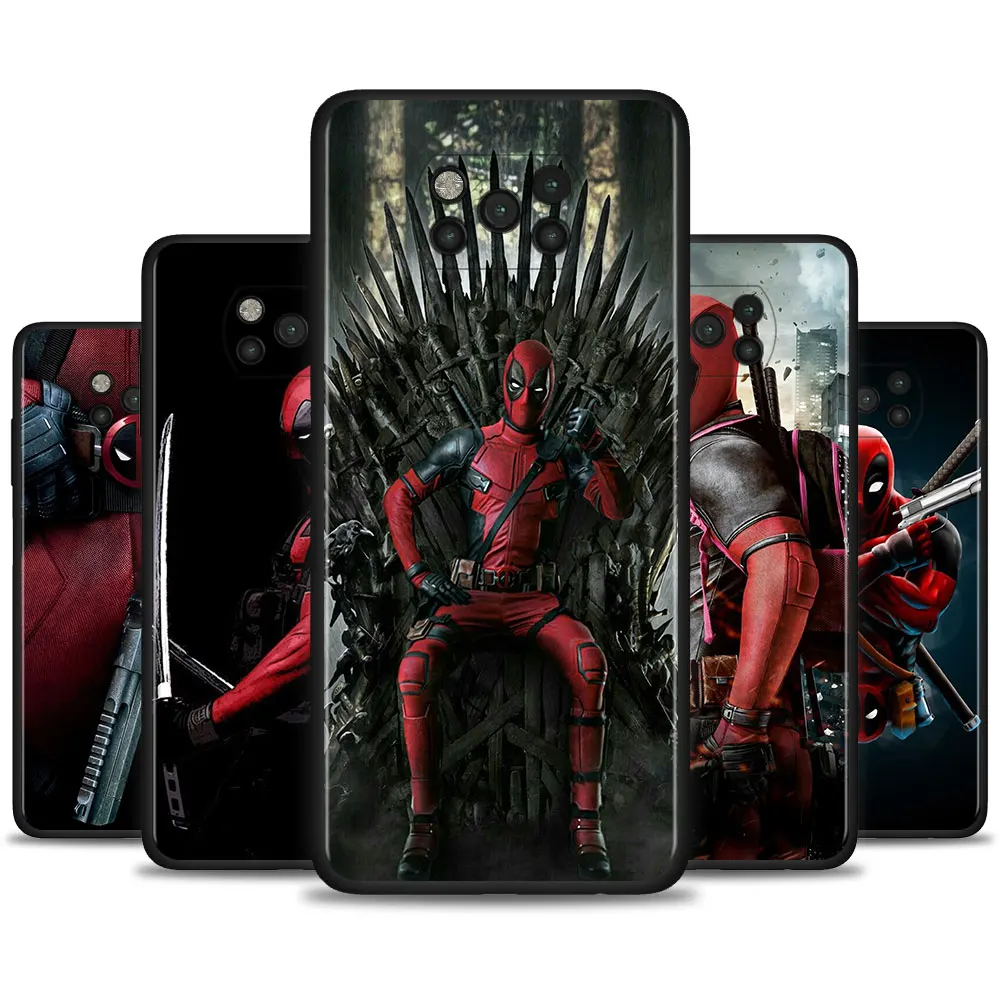 Чехол для телефона Hero Deadpool для Xiaomi Poco X3 NFC M3 Pro 5G F1 F3 GT Mi 11 Lite 10T 10 9 A2 CC9 CC9E Cover Coque Funda.