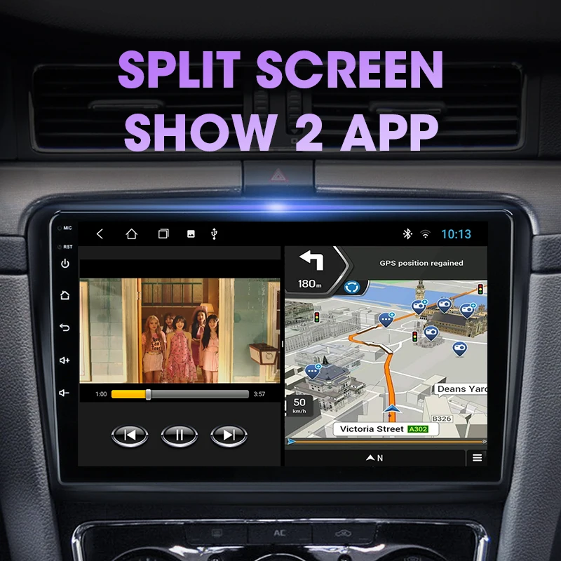 vtopek 10 1 4gwifi dsp 2din android car radio multimidia video player navigation gps for skoda superb 2 b6 2008 2015 head unit free global shipping