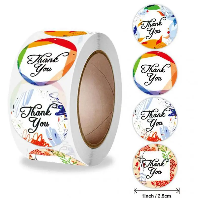 

500 шт./рулон, круглые наклейки для малого бизнеса