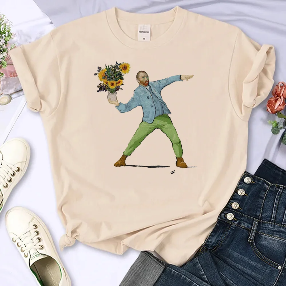 

Van Goghsky top women streetwear funny manga top girl comic harajuku 2000s clothes