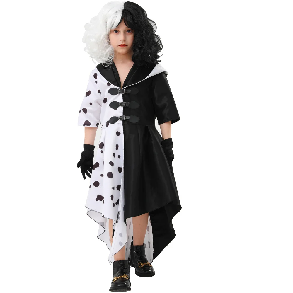 

Женский костюм для косплея по мотивам фильма «Cruella»