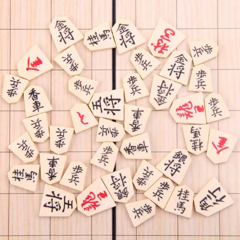 J0MF Складные магнитные складные складки Shogi Set Bosked Portable Японские шахматные дети