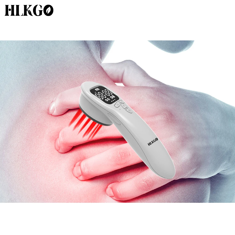 

LLLT Physiotherapy Laser Therapy Device Wrist Knee Arthritis Tennis Elbow Pain Reliever 808nm Infrared Therapy for Human Pet