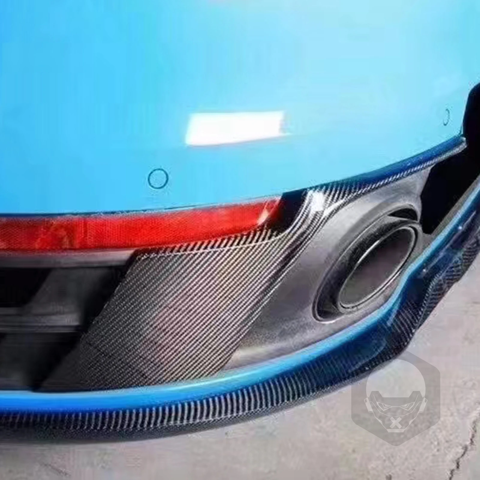 Задний бампер для Porsche 911 992 2021-2023 из настоящего углеродного волокна спойлер