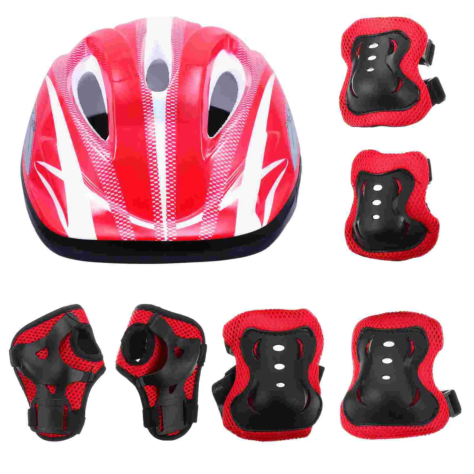 

Kids Gearskating Pads Skateboard Set Kneebike Wrist Elbow Guardsoutdoor Cycling Equipment Kid Kneecap Guard Padadjustablesafety