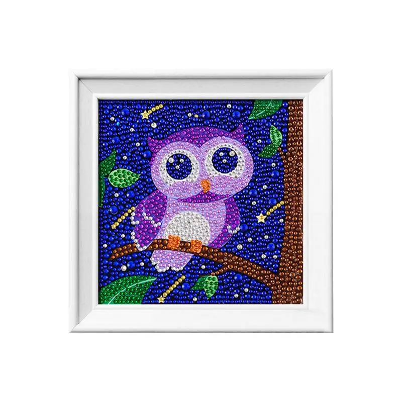 

5D Diamonds Painting Kit For Kid Cartoon Unicorns Full Drill Painting By Number Kits For Beginners Rhinestone Embroidery Gift