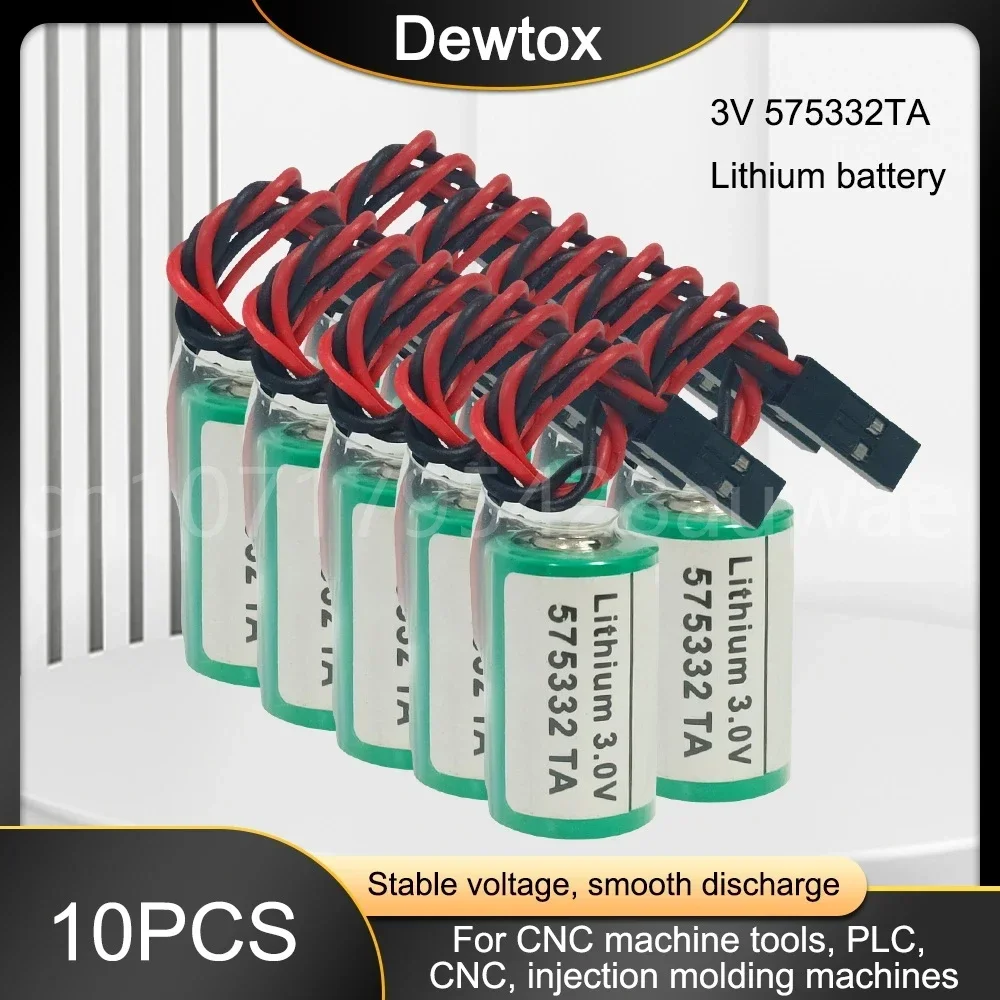10 шт. 575332TA 3V 840D 810D 6FC5247-0AA18-0AA0 950mAh литиевая батарея PLC черный 2-проводной разъем