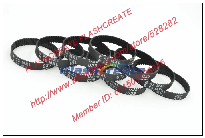 10 шт. B55 MXL Зубья ремня 55 Ширина 6 35 мм Длина 111 76 = 44 дюйма B55MXL Резиновый синхронный