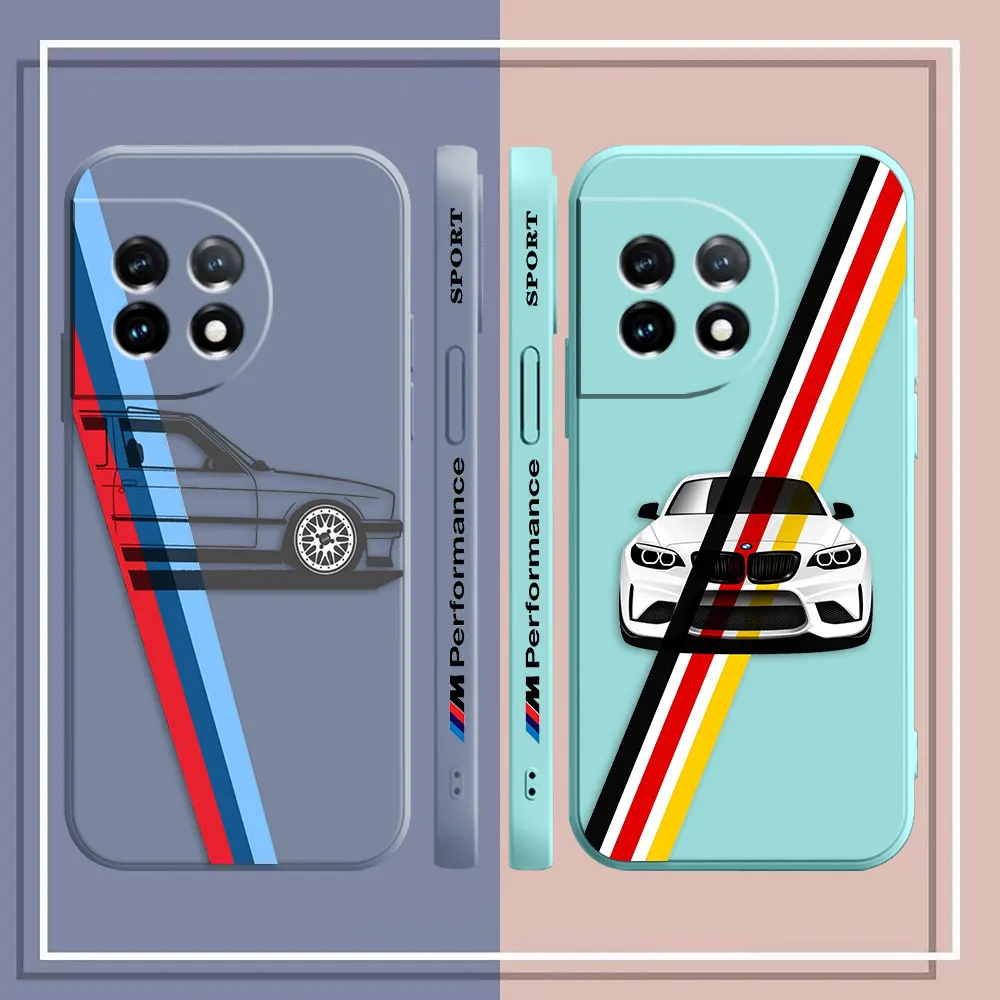 Phone Case For Oneplus 11 10 9 9R 9RT 8 8T 7 7T 5 5T 6 ACE 2 NORD Pro Case Funda Cqoue Shell The Blue Sky And White Clouds B-BMW