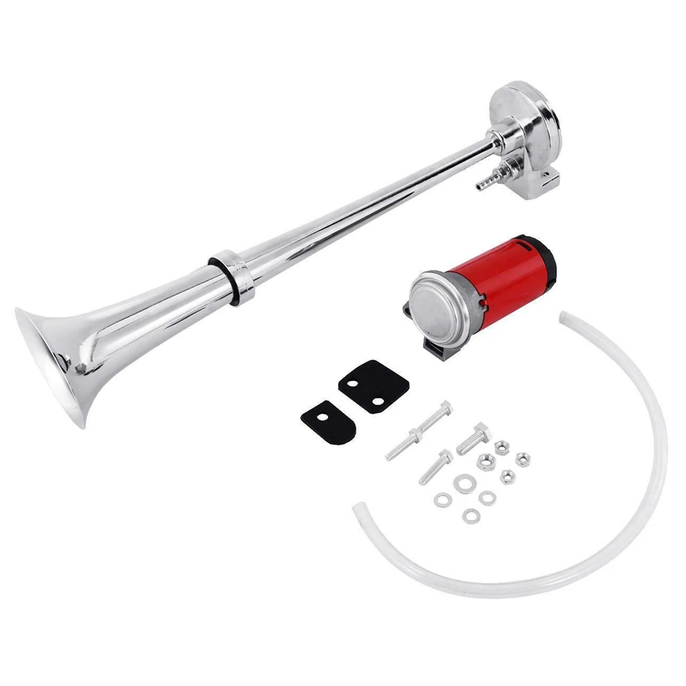 

178DB Super Loud 12V Single Trumpet Air Horn Compressor For Truck Boat Train Long Service Life High Quality And Practical