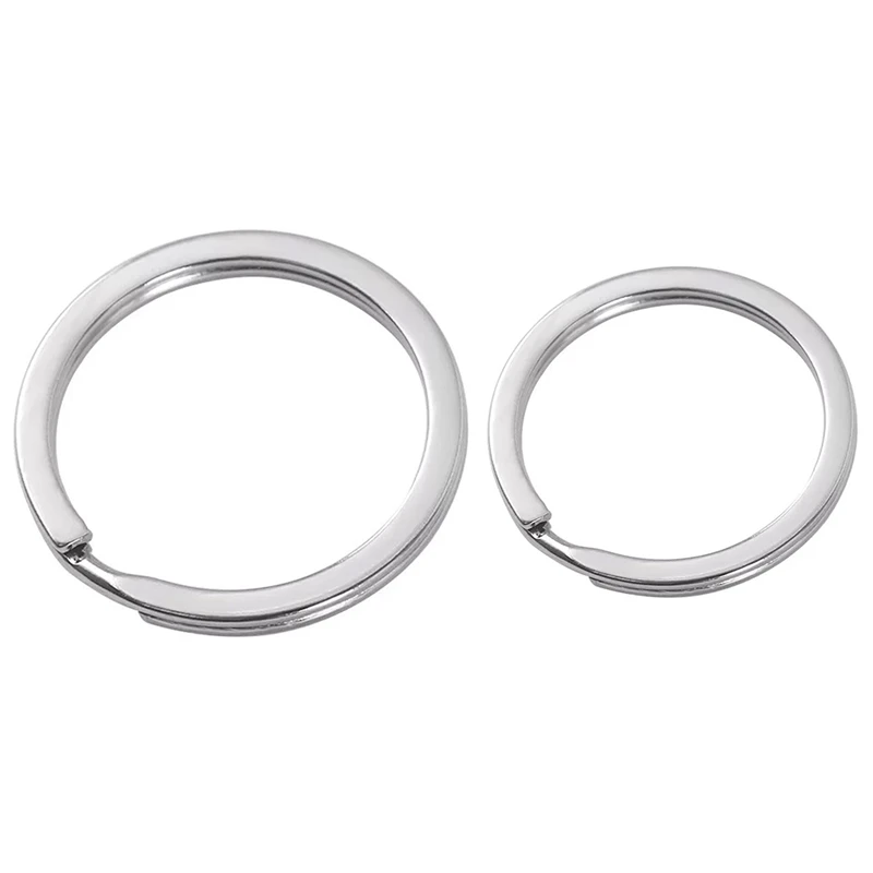 

100 шт., кольцо для ключей из нержавеющей стали