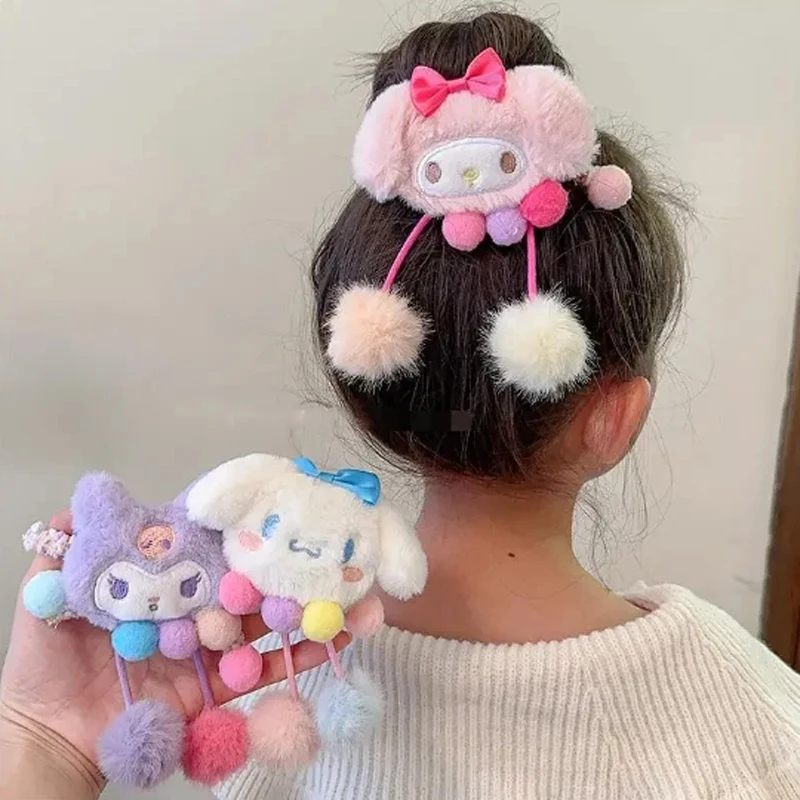 

Sanrio Hellokitty Melody Kuromi модная резинка для волос резинки для волос резинка для волос эластичная повязка для волос ремень для волос женский подарок