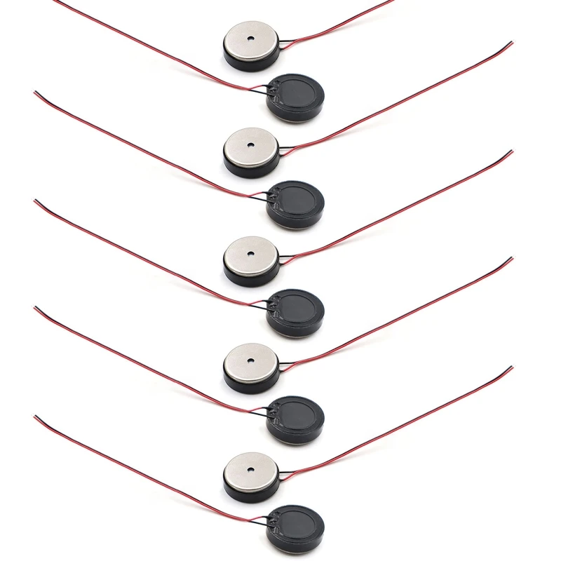 

1W 8 Ohm Micro Internal Speaker Magnet Loudspeaker 16mm Dia Round Metal Wire DIY Slim for MP3 MP4 Player(10Pcs) Dropshipping