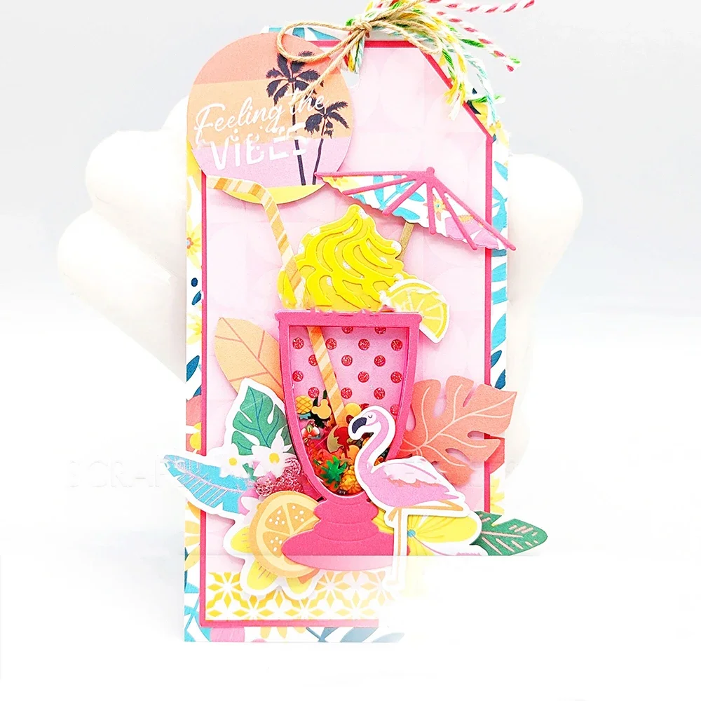 Рельефные рождественские тематические штампы с фруктами для чайных чашек