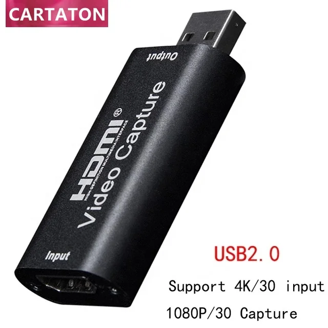 1080P HDMI на USB 2 0 3 коробка для записи игр компьютера Youtube OBS потоковая трансляция в