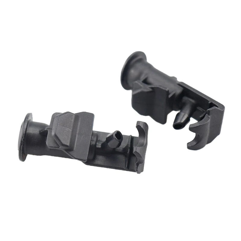 

2Pcs Windshield Washer Spray Nozzle Black Fit for Ssangyong Korando C New Actyon 2011+ 7842334000