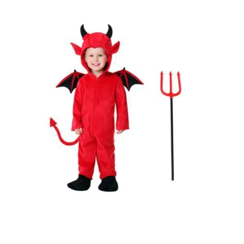 Disfraz de Demonio Rojo para niños и ниñas платье вампиро малваado фиеста десерты Хэллоуин моно