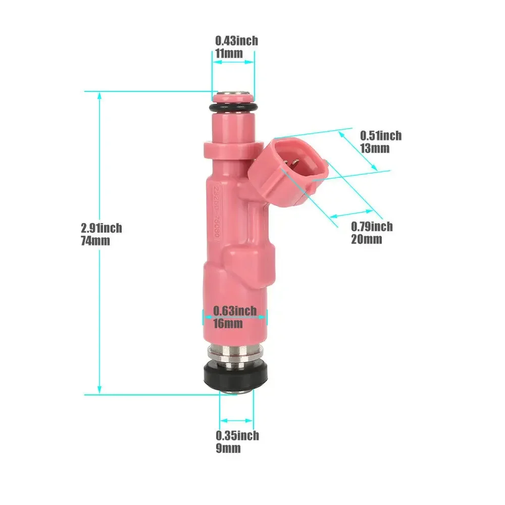 Топливная форсунка для Toyota 4runner 2000 Tacoma 1998-2004 L4 2.4L 2.7L OE 23209-79135 23250-79135