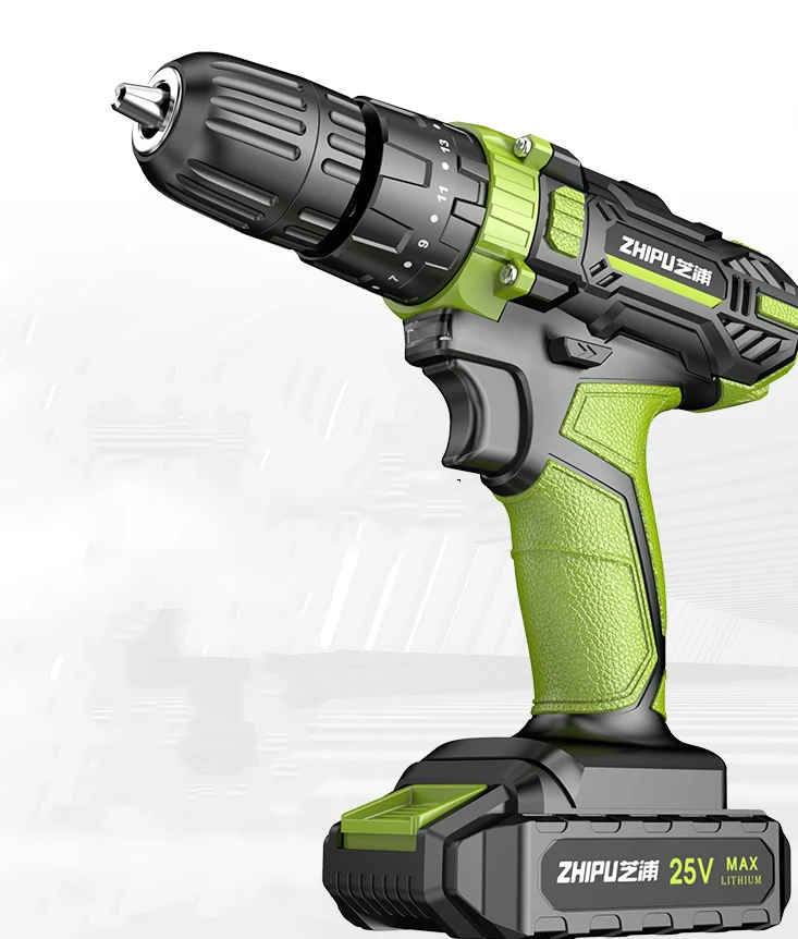 Литиевая Электрическая дрель с крутящим моментом, 18 дюймов, аккумуляторная электрическая ручная дрель большой емкости с бесступенчатой заменой скорости, маленькая ручная дрель