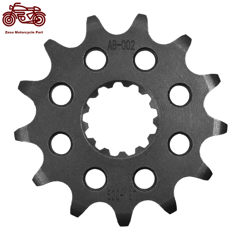 

Передняя Бесшумная Звездочка для мотоцикла YAMAHA YZ450 07-14 YZ450 1SL 15-23 YZ450F Monster 21-23, 520-13 T, 13 зубьев